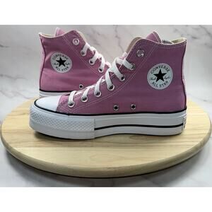 Converse Chuck Taylor All Star Pink High Top Platform Shoe 571631C Womens Size 6